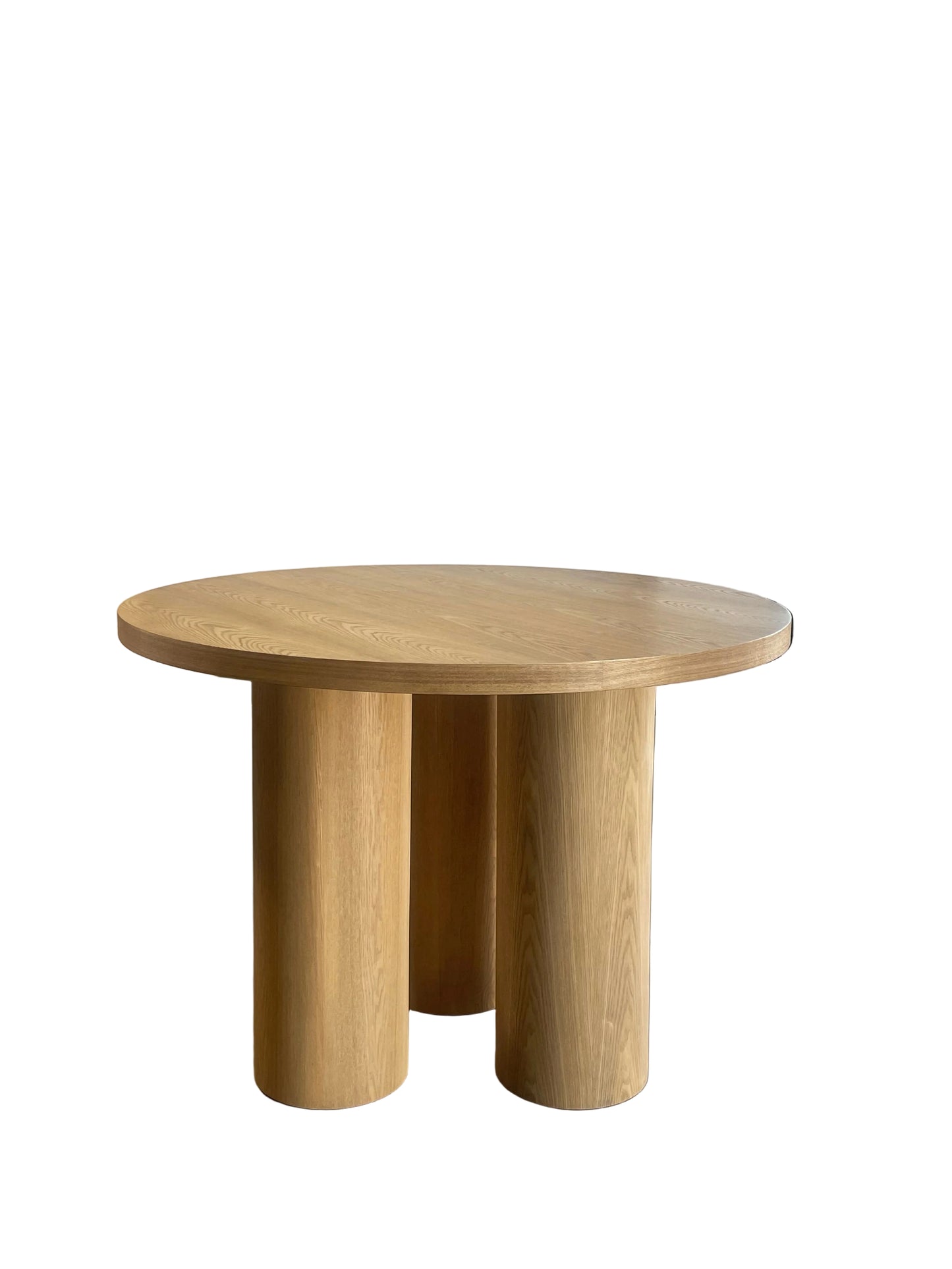 round dining table with column legs