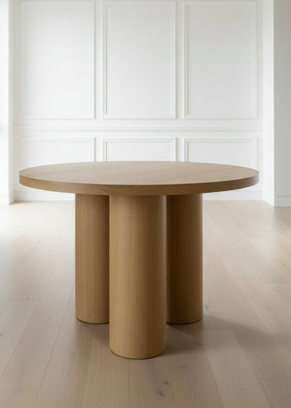small space dining table round