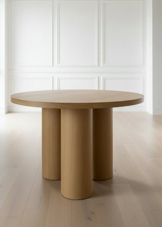 small space dining table round