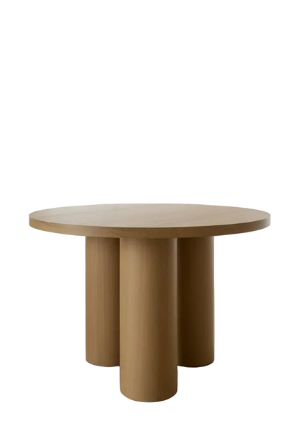 Balmain 42"w Round Dining Table with Column Legs