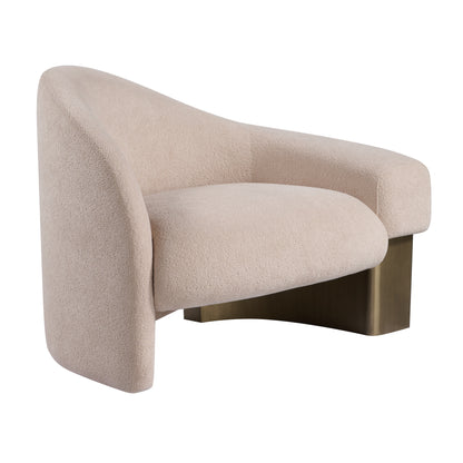 Lucques beige boucle modern chic armchair by Statements by J