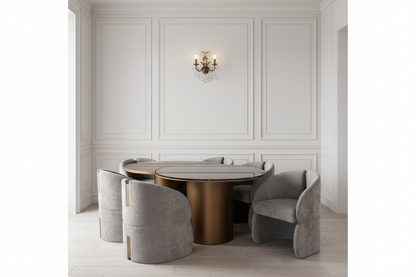 antique gold dining table