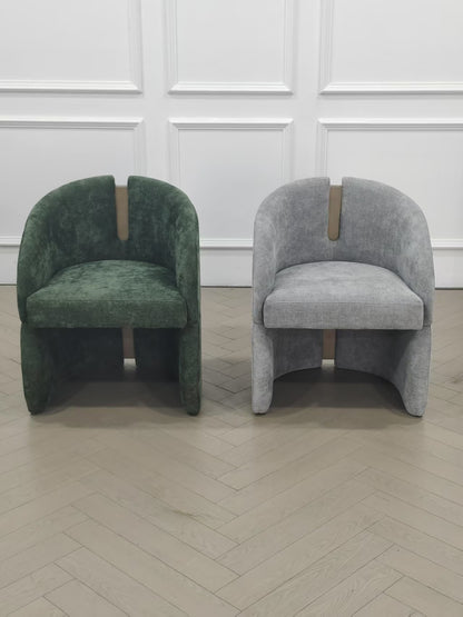 modern chic velvet dining chairs