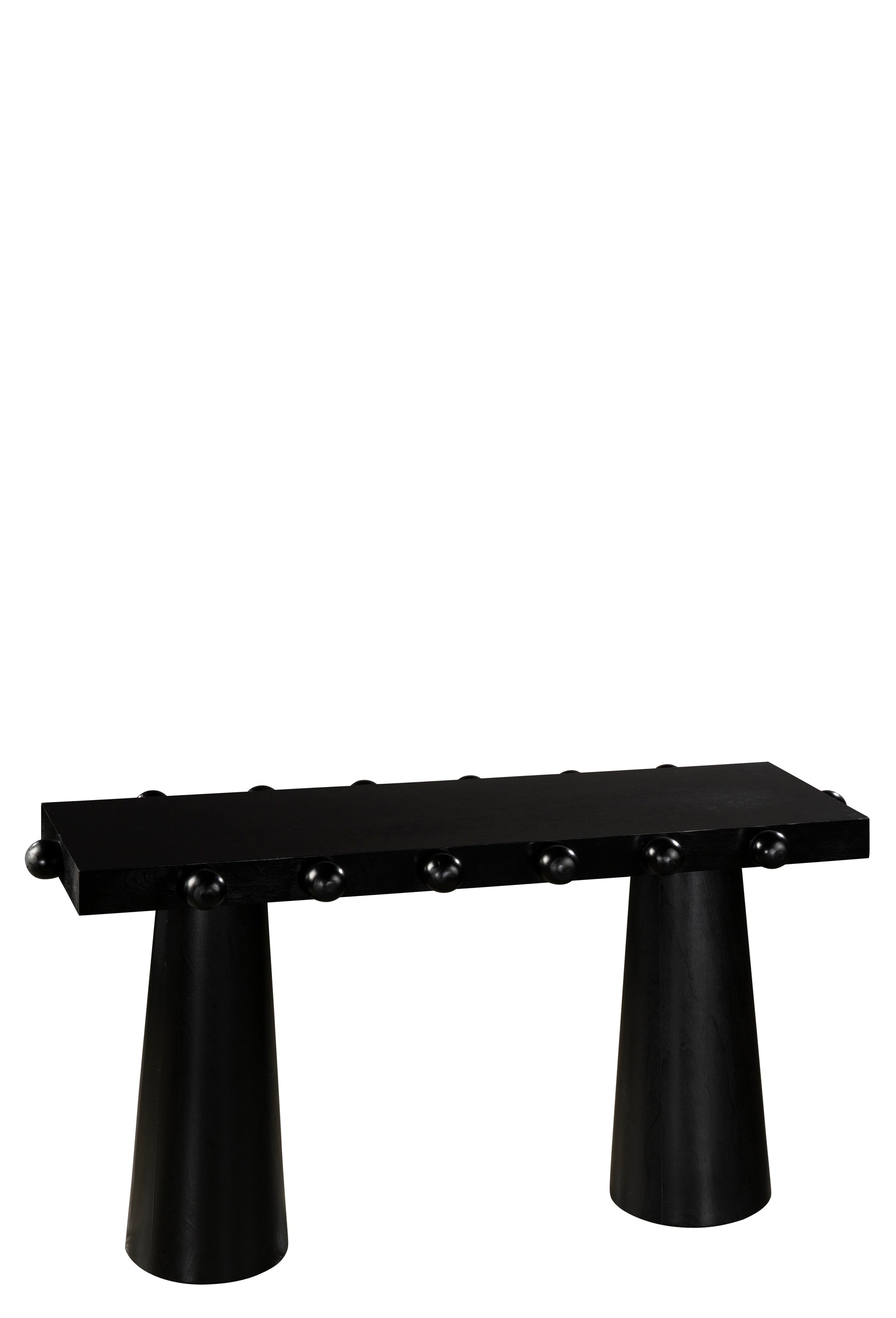 black console table for contemporary home
