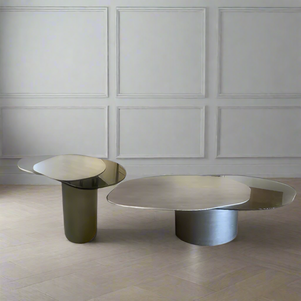 irregular shape  modern coffee table