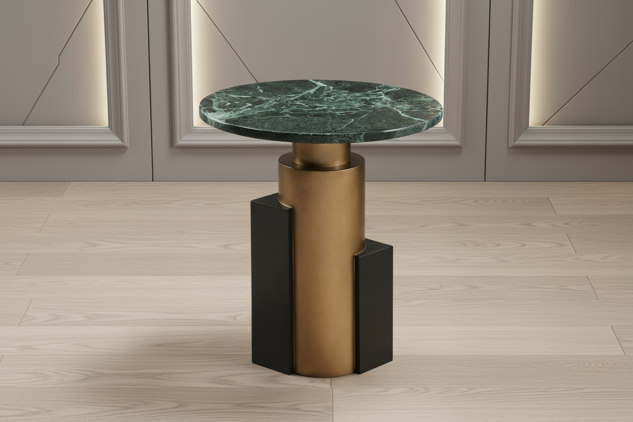 Jojo statement  marble accent table by Statements by J