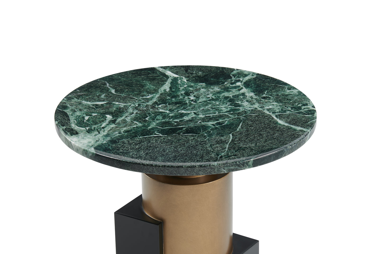 Jojo green marble top side table by Statements by J