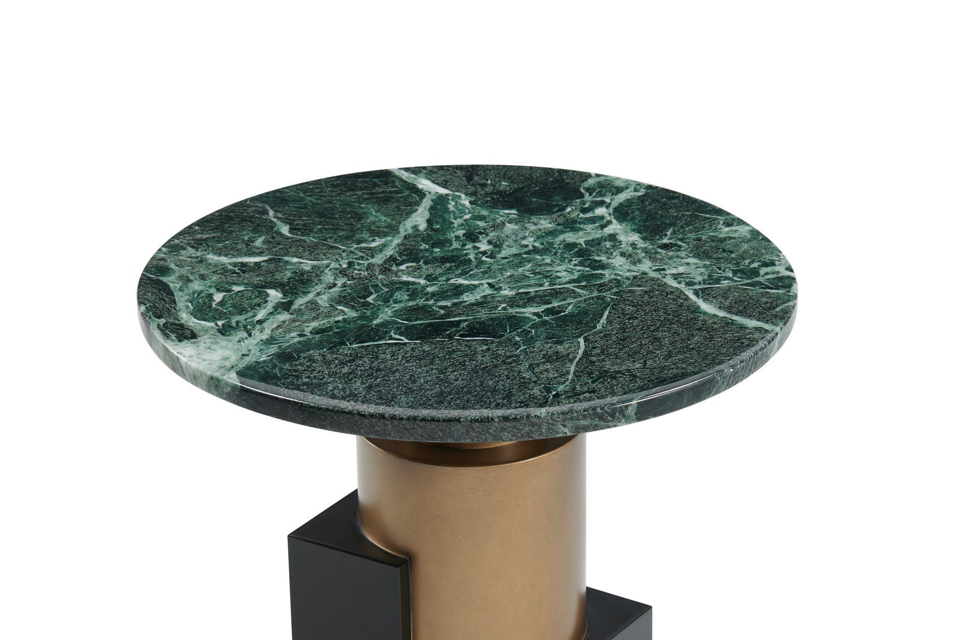 Jojo green marble top side table by Statements by J