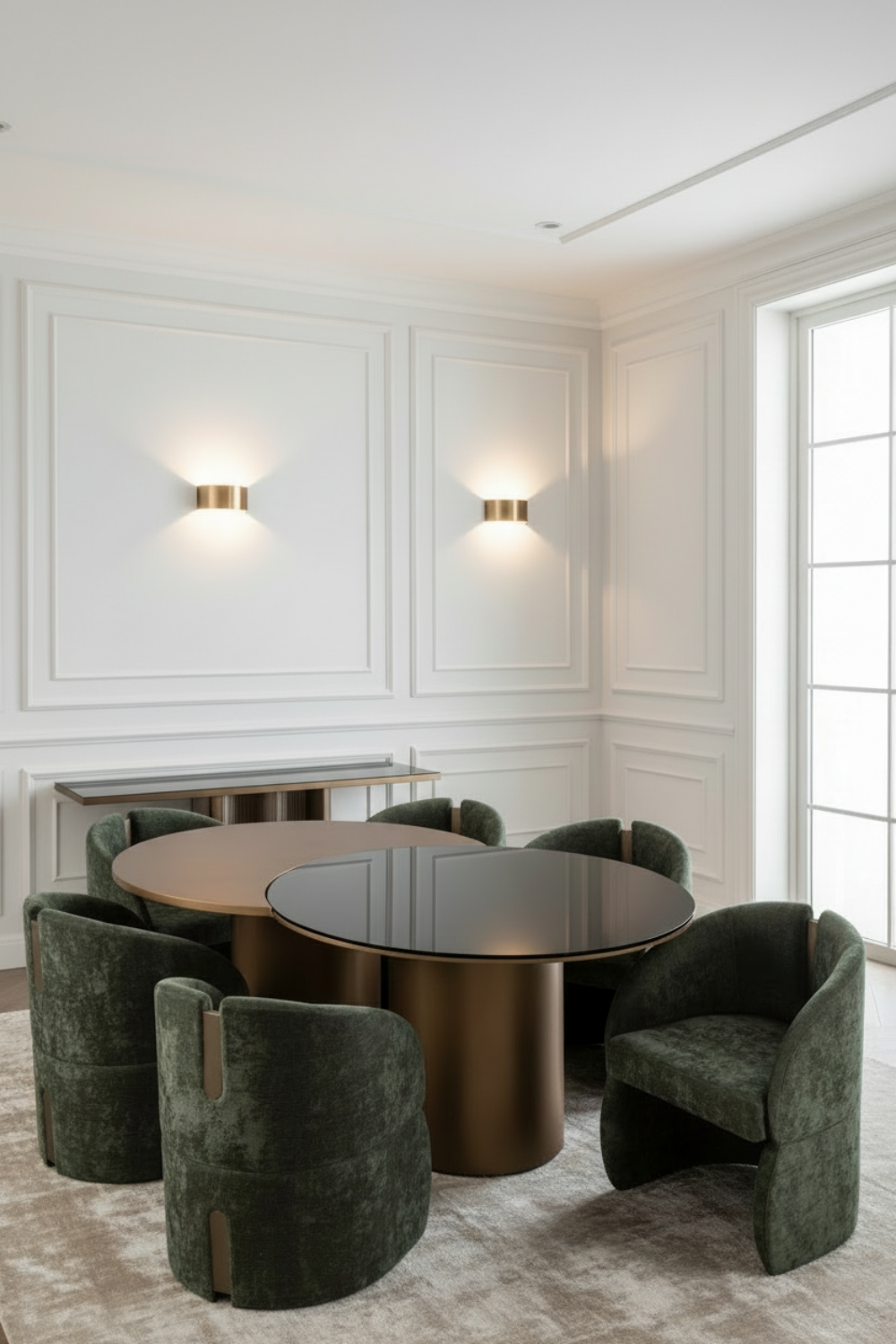 modern chic 78 long dining table set with chairs