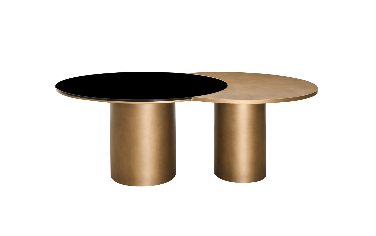gold base luxury dining table by statements by j
