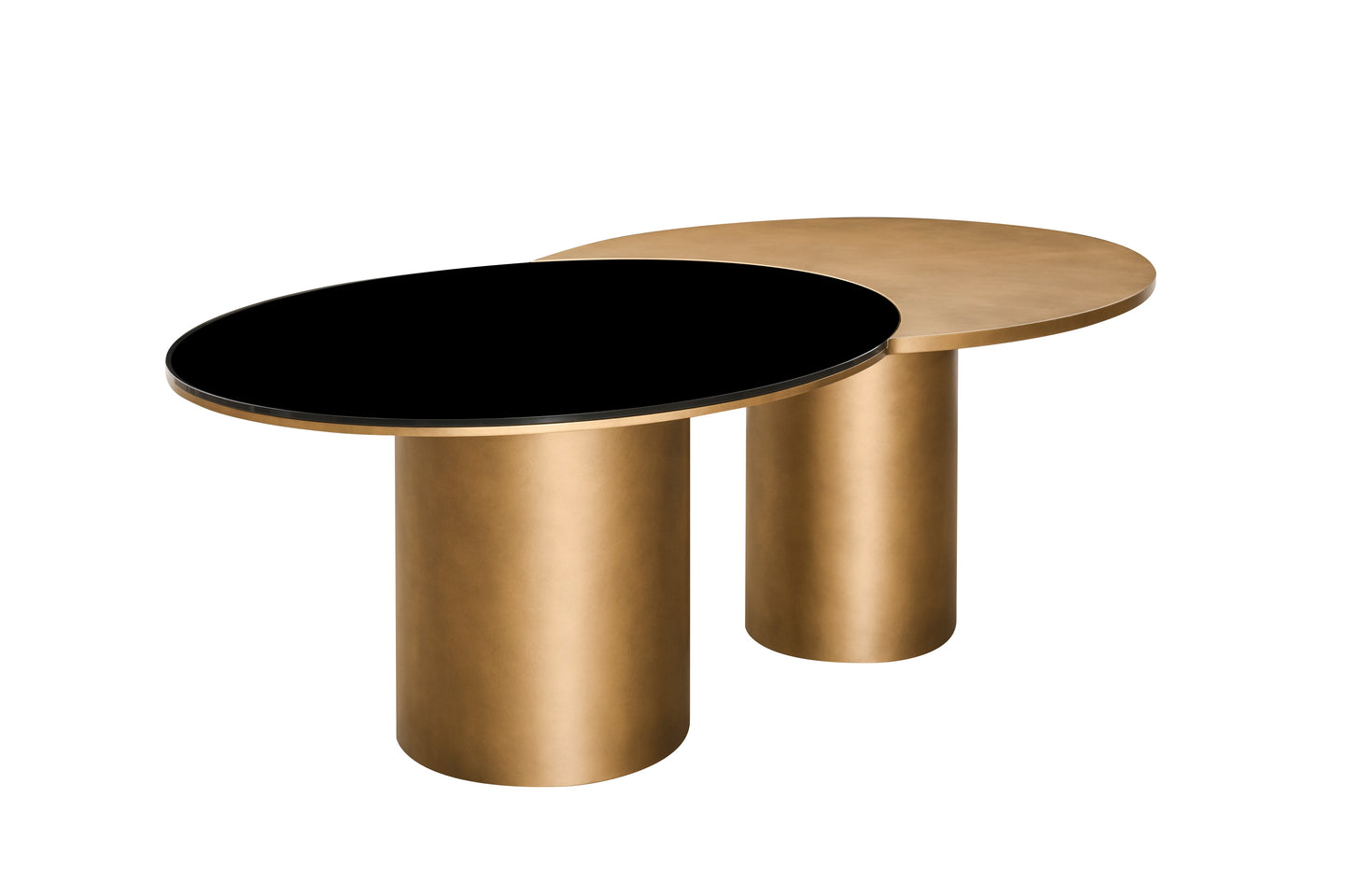modern glam brass dining table by Statements by J