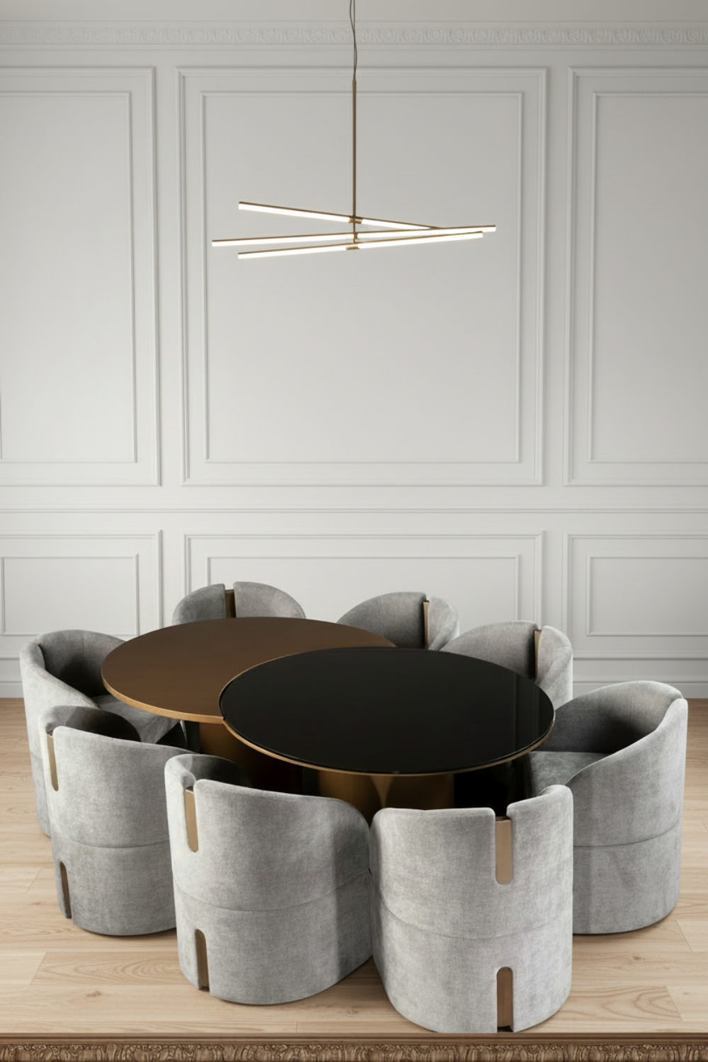 unique  chic dining  table set