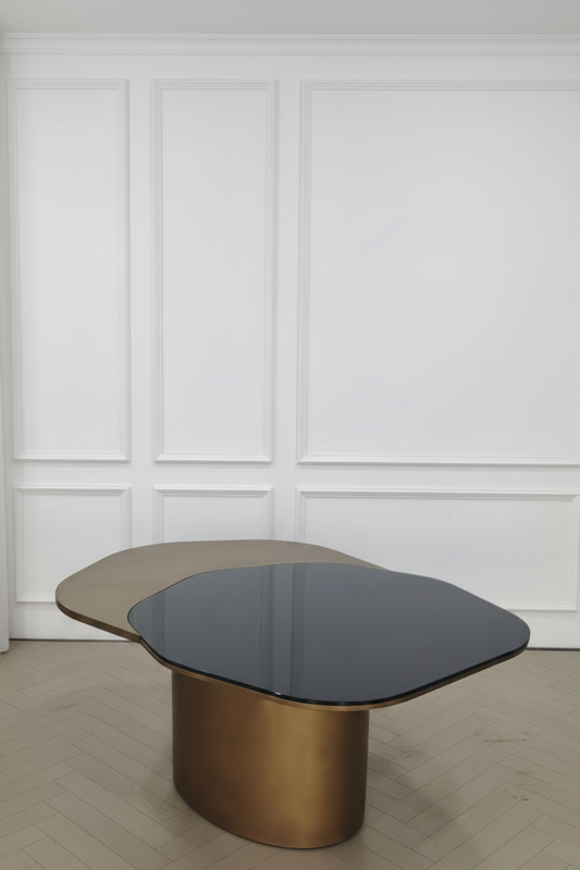 Modern 66" long Irregular Kaylee Dining Table