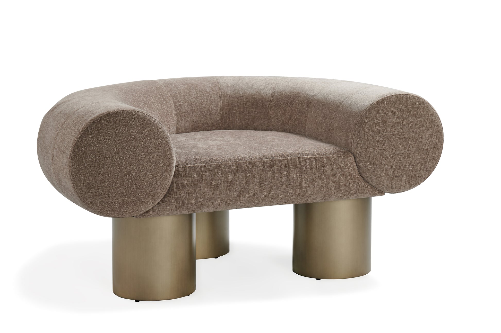 Mia Modern chair with cylindrical legs by Statements by J
