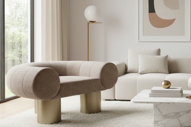 Mia unique accent chair by Statements by J