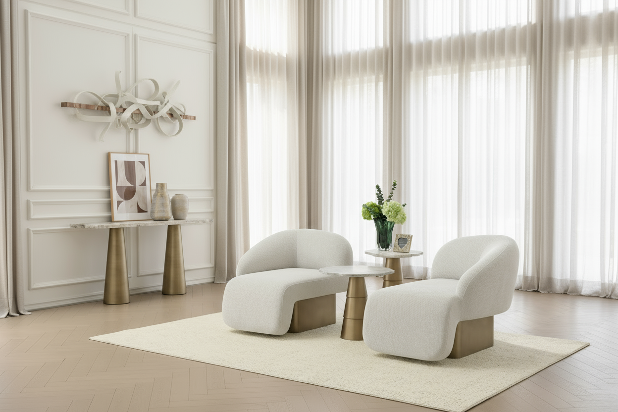 Kaia modern chic living room chairs by Statements by J
