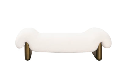 Brad curved sculptural luxury bench by Statements by J