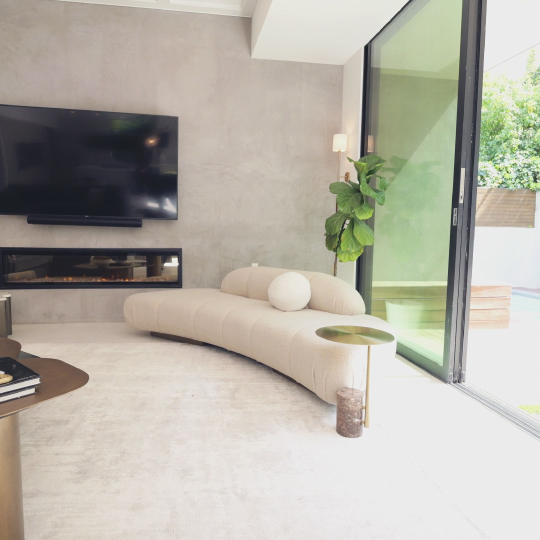 Shearling sofa