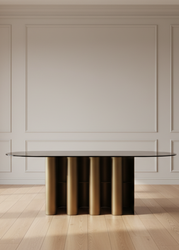 architectural dining table 