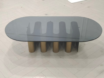 Romeo curved modern coffee table by Statements by J