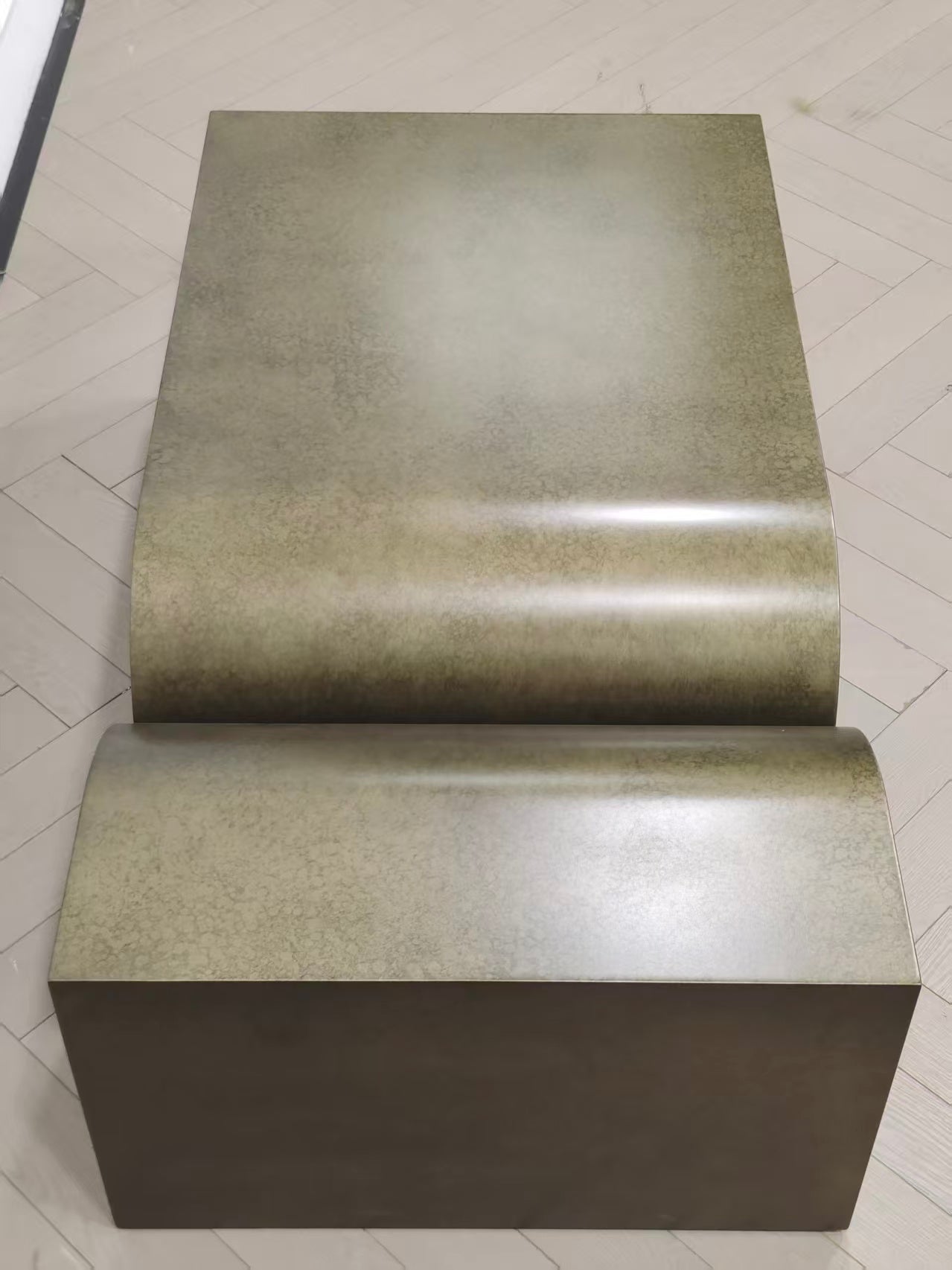 Block modern coffee table by Statements by J