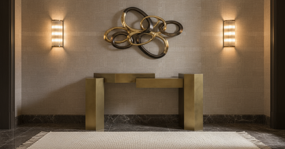 abstract console table by Statements by J