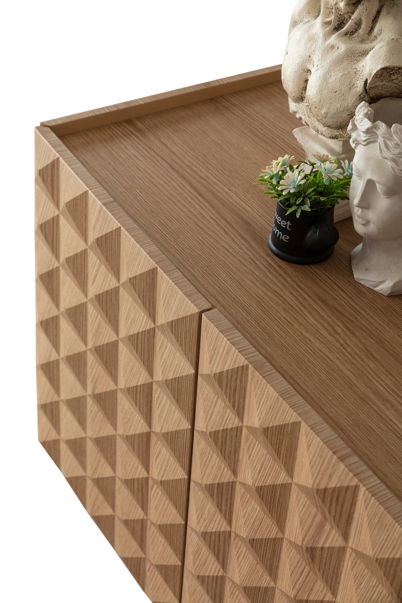 mid century modern wood sideboard