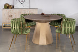 1538DC-GREEN-Milano Dining Chair in Green-PRE-ORDER