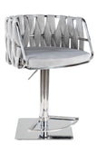 1610GB-GRS-Milano Adjustable Swivel Bar /Counter Chair in Chrome