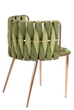 1538DC-GREEN-Milano Dining Chair in Green-PRE-ORDER