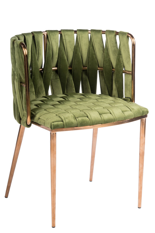 Milano Dining Chair in Green