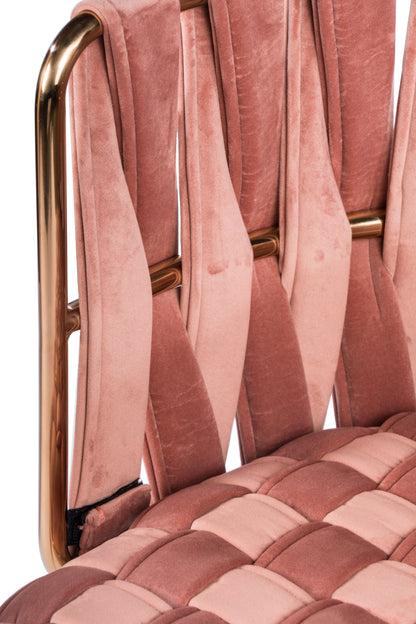 Milano Counter Chair in Rose