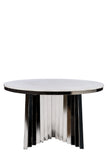 A69S-Waterfall Marble Top Dining Table