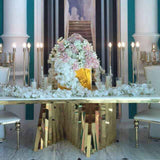 A70G-Waterfall Rectangular Marble Top Dining Table