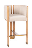 Monaco Counter Chair in Off White