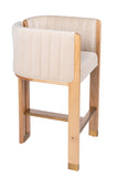 Monaco Counter Chair in Off White