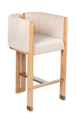 Monaco Counter Chair in Off White