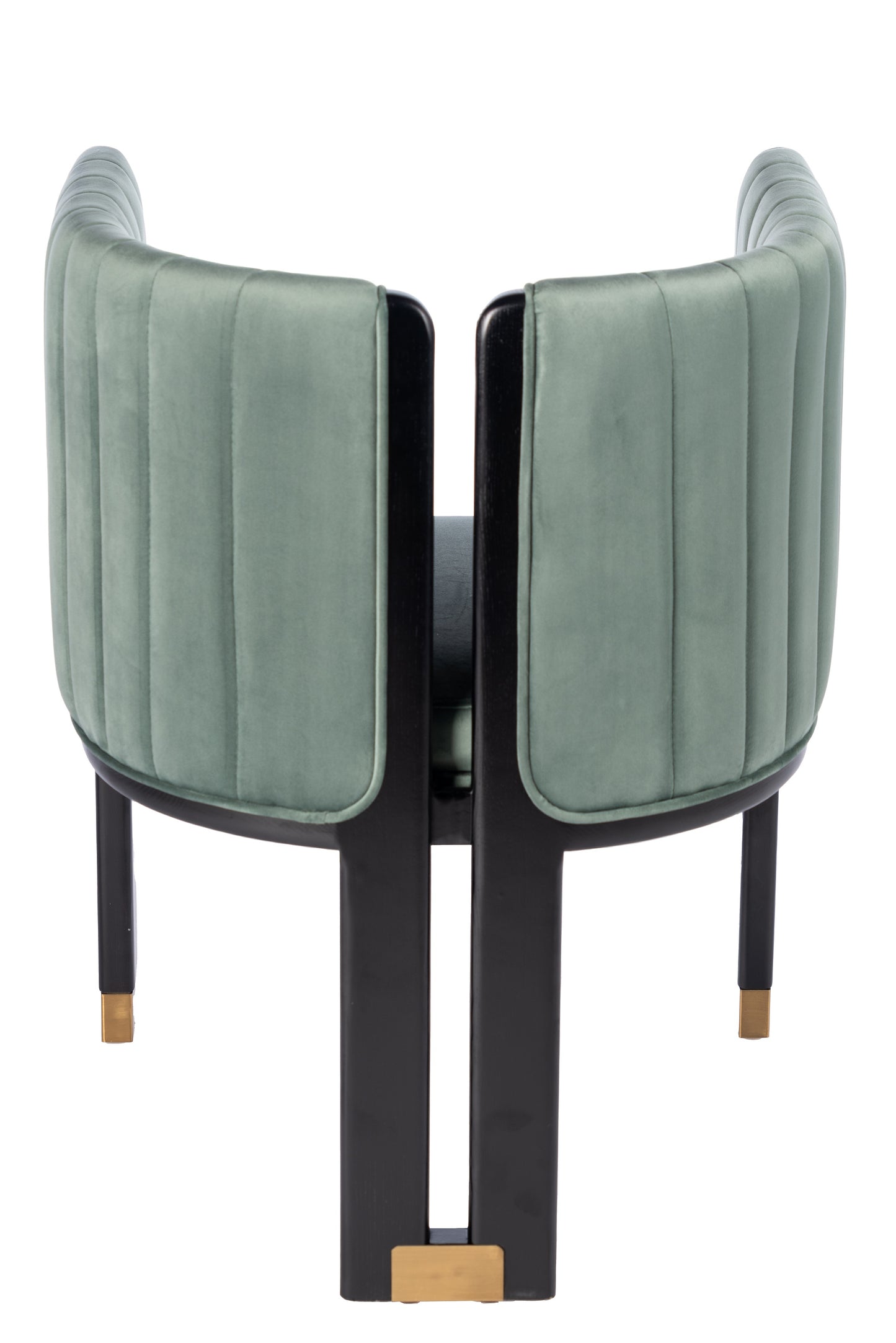 Monaco Dining Chair in Black and Green