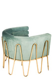 C2018-39-Alexa Gold Barrel Chair-PRE-ORDER