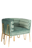 C2018-39-Alexa Gold Barrel Chair-PRE-ORDER