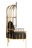 C2018-43G-Anika Gold Balloon Chair-PRE-ORDER