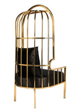 C2018-43G-Anika Gold Balloon Chair-PRE-ORDER
