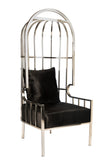 C2018-43S-Anika Silver Balloon Chair-PRE-ORDER