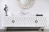 DM10293-Willow White Sofa Console Table / Sideboard