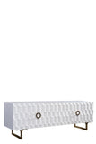 DM10293-Willow White Sofa Console Table / Sideboard