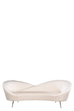FOS442-3WHT-Wing Curved Sofa in White