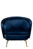 FOS383BLU-Palermo Accent Chair in Blue
