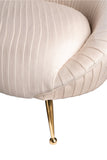 FOS402-BGE-Beatrice Curved Sofa in Off White