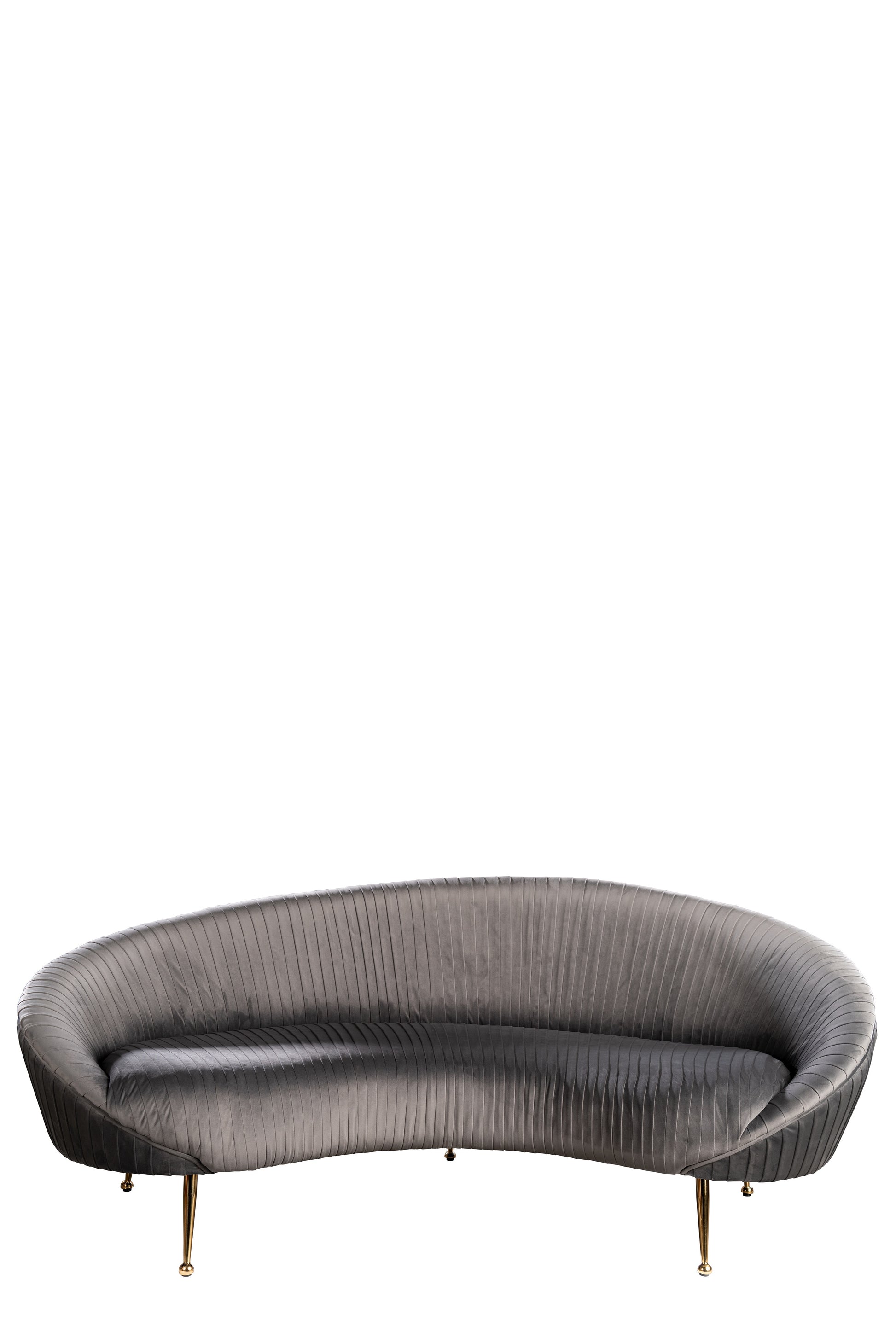 small curved sofa