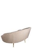 FOS440-3-Ipanema Curved Sofa in White Boucle